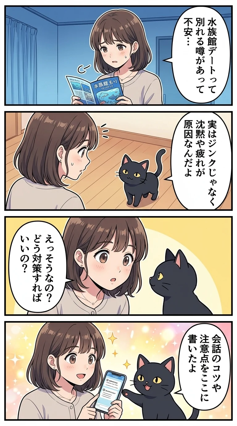 水族館 デート 別れる